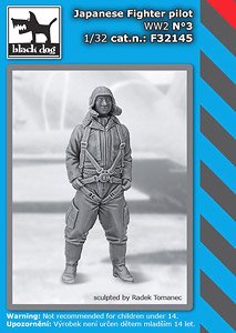 WW.II 日本軍 戦闘機パイロット フィギュア No.3 (プラモデル)