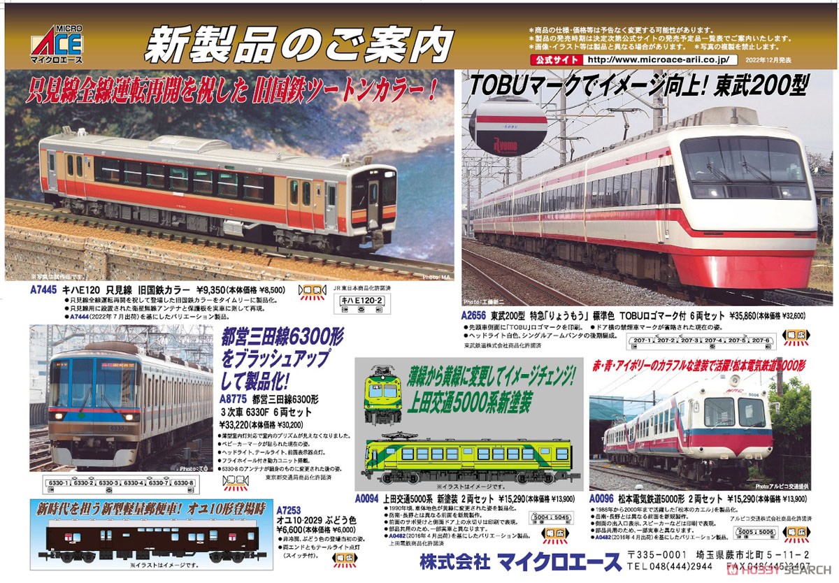 Matsumoto Electric Railway Type 5000 Two Car Set (2-Car Set) (Model Train) その他の画像2