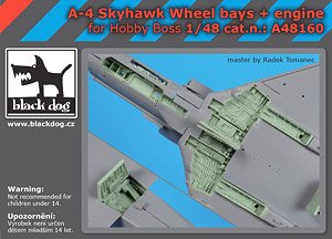 A-4 スカイホーク用着陸装置庫 ＆ エンジン (ホビーボス用) (プラモデル)