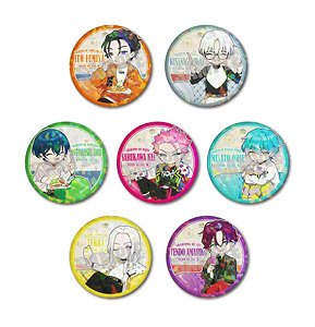 Charisma Cafe Collaboration Trading Hologram Can Badge (Set of 7) (Anime Toy)