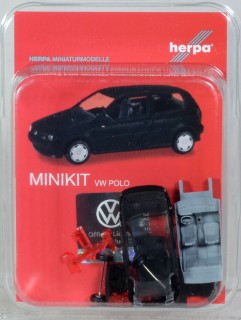HO) Mini Kit Volkswagen Polo Black [VW Polo] (Model Train