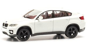 (HO) BMW X6 ホワイト ブラックリム (鉄道模型)