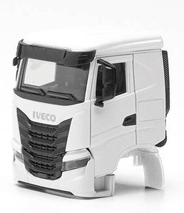 (HO) イベコ キャブ フラットルーフホワイト (2個) [Fahrerhaus Iveco S-Way Flachdach mit Chassisverkleidung] (鉄道模型)