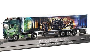 (HO) MAN TGX GX 冷蔵ボックスセミトレーラ `Habes` (鉄道模型)