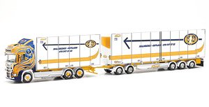 (HO) スカニア CS 20 ハイルーフ swedish ボックストラック `Malmbergs Akeri` (鉄道模型)