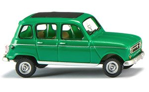 (HO) ルノー R4 グリーン フォールディングルーフ (鉄道模型)