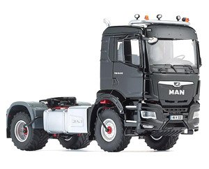 MAN TGS 18.510 4x4 BL 2-Axle-Truck - Black (Diecast Car)