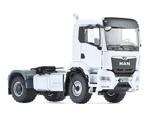 MAN TGS 18.510 4x4 BL 2-Axle-Truck -White (Diecast Car)