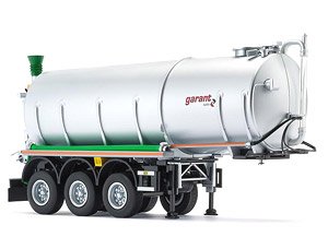 Kotte Tank Semi-Trailer Garant TSA 30.000- White Aluminum (Diecast Car)