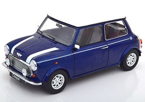 Mini Cooper 1990 bluemetallic / white 左ハンドル (ミニカー)