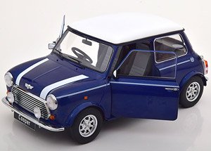 Mini Cooper 1990 bluemetallic / white 右ハンドル (ミニカー)