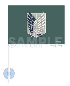 Attack on Titan Miniature Delegation Flag (Anime Toy)