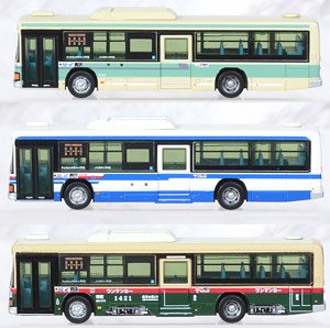 The Bus Collection Transportation Bureau City of Nagoya 100th Anniversary Revival Livery Three Car Set A (3 Cars Set) (Model Train)