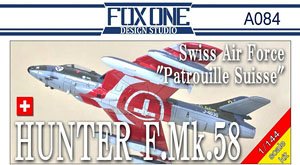 Hawker Hunter F.Mk.58 SAF `Patrouille Suisse` (Plastic model)