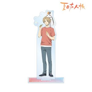 Natsume`s Book of Friends [Especially Illustrated] Takashi Natsume & Nyanko-sensei Soap Bubble Ver. Big Acrylic Stand (Anime Toy)