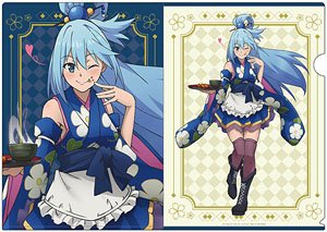 この素晴らしい世界に祝福を！ 描き下ろしクリアファイル アクア (キャラクターグッズ)
