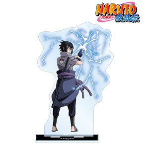Naruto: Shippuden [Especially Illustrated] Sasuke Uchiha Great Ninja Battle Ver. Extra Large Acrylic Stand (Anime Toy)