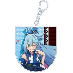 KonoSuba: God`s Blessing on this Wonderful World! [Especially Illustrated] Acrylic Key Ring Aqua (Anime Toy)
