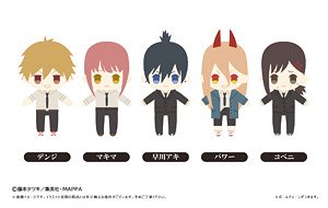 Chainsaw Man Petit Fuwa Plush (Set of 5) (Anime Toy)