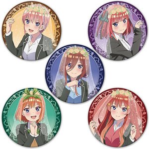[The Quintessential Quintuplets] Trading Can Badge Vol.2 (Set of 5) (Anime Toy)