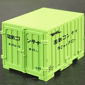 こんてにゃあ No.1 国鉄コンテナ C10形 (塗装済みキット) (コンテナ5個入り) (鉄道模型)
