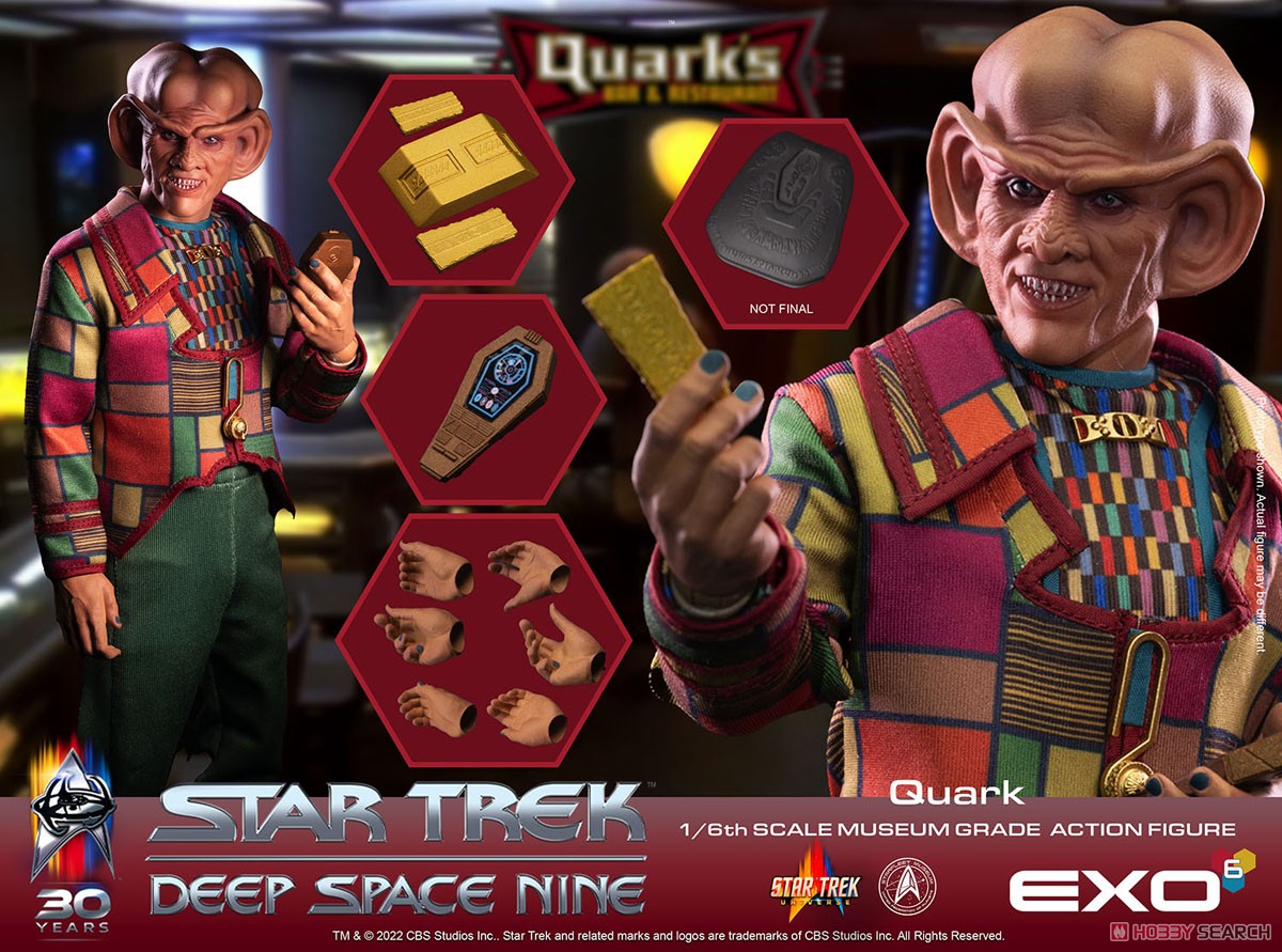 Hyper Realistic Action Figure Star Trek Deep Space Nine Ferengi Quark (Completed) Other picture1