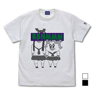 ポプテピピック ボブネミミッミ Tシャツ WHITE M (キャラクターグッズ)