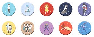 Neon Genesis Evangelion Trading Woven Fabric Can Badge Yuru-Palette (Set of 10) (Anime Toy)