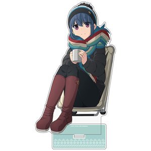 [Laid-Back Camp] [Especially Illustrated] Winter Camp Rin Shima Acrylic Stand (Large) (Anime Toy)