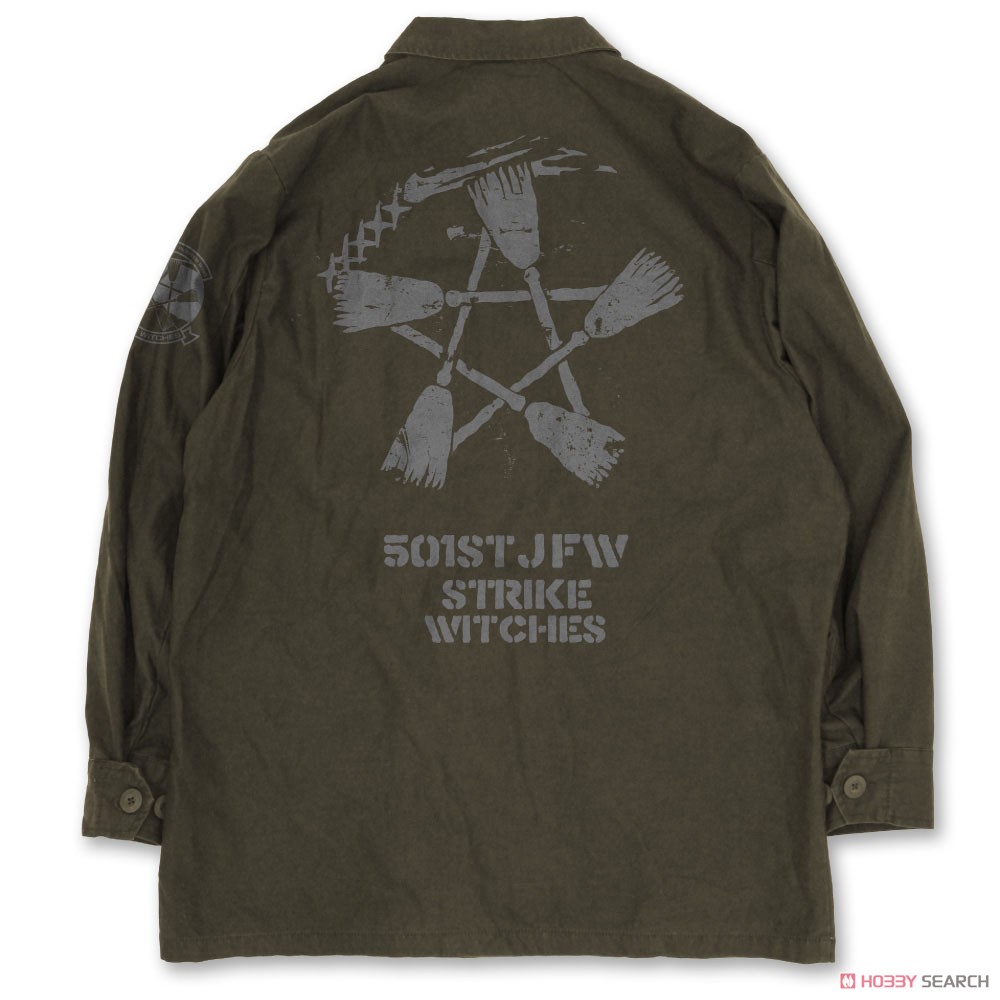 501st Joint Fighter Wing Strike Witches: Road to Berlin Strike Witches Fatigue Jacket Moss L (Anime Toy) Item picture2