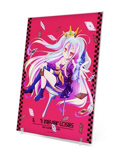 No Game No Life [Especially Illustrated] [Shiro] Acrylic Art Board Asciente! Ver. (Anime Toy)