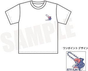 [Chainsaw Man] Retro Pop One Point Embroidery T-Shirt C Chainsaw Man (Anime Toy)