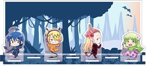 Welcome to Demon School! Iruma-kun Multi Acrylic Stand Harvest Festival Ver. (Iruma & Lied + Elizabetta & Clara) (Anime Toy)