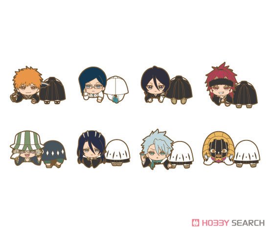 BLEACH 千年血戦篇 のっかりラバークリップ (8個セット) (キャラクターグッズ) 商品画像1