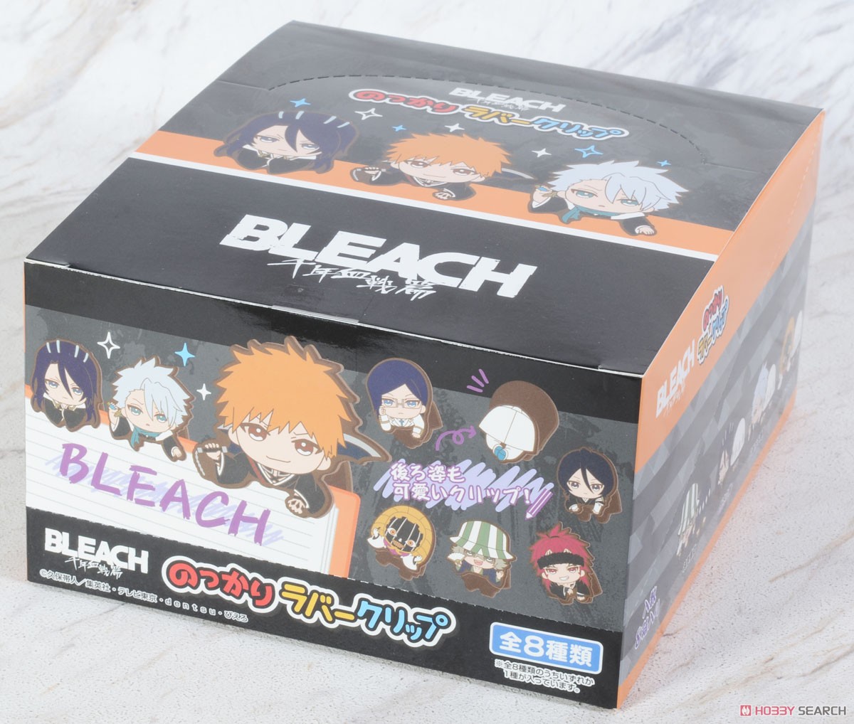 BLEACH 千年血戦篇 のっかりラバークリップ (8個セット) (キャラクターグッズ) パッケージ1