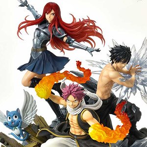 【銀行振込前入金】 コンセプトマスターライン TVアニメ「フェアリーテイル」 ナツ、グレイ、エルザ、ハッピー DX版 (完成品)