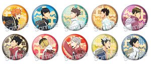 Color Palette Haikyu!! Going to School Can Badge (Set of 10) (Anime Toy)