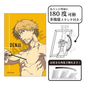 チェンソーマン アート缶バッジ デンジ (キャラクターグッズ)