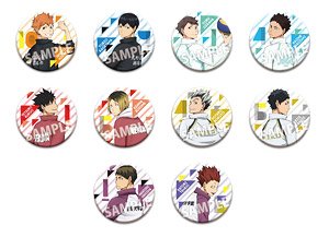 Haikyu!! Turn Around Can Badge Collection (Set of 10) (Anime Toy)