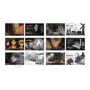 Attack on Titan Scene Picture Trading Acrylic Block Season 2 A Complete Set (Set of 6) (Anime Toy)