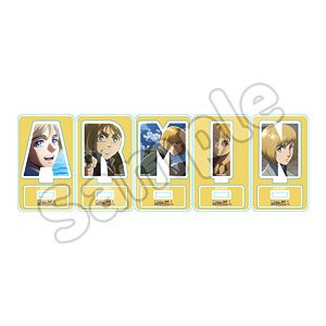 進撃の巨人 ネームロゴトレーディングアクリルスタンド アルミン (5個セット) (キャラクターグッズ)