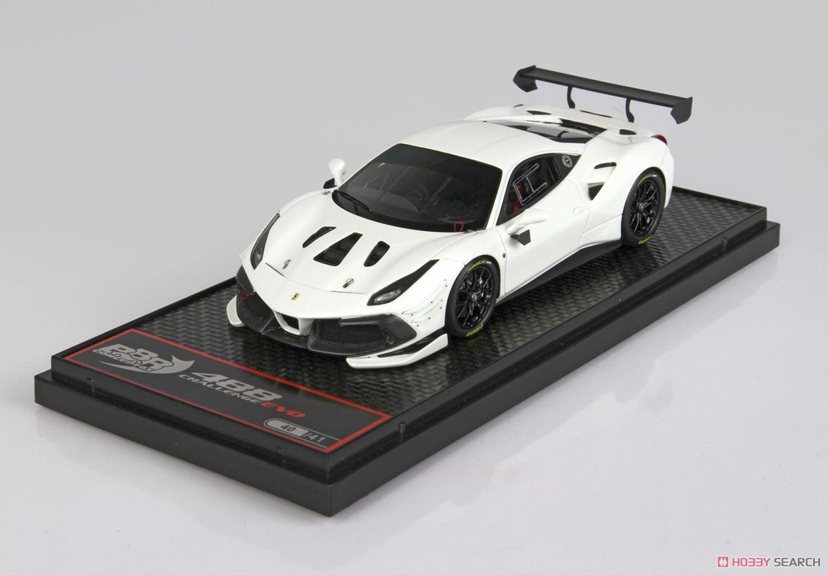 Ferrari 488 Challenge EVO 2020 Awus White (ミニカー) 商品画像1