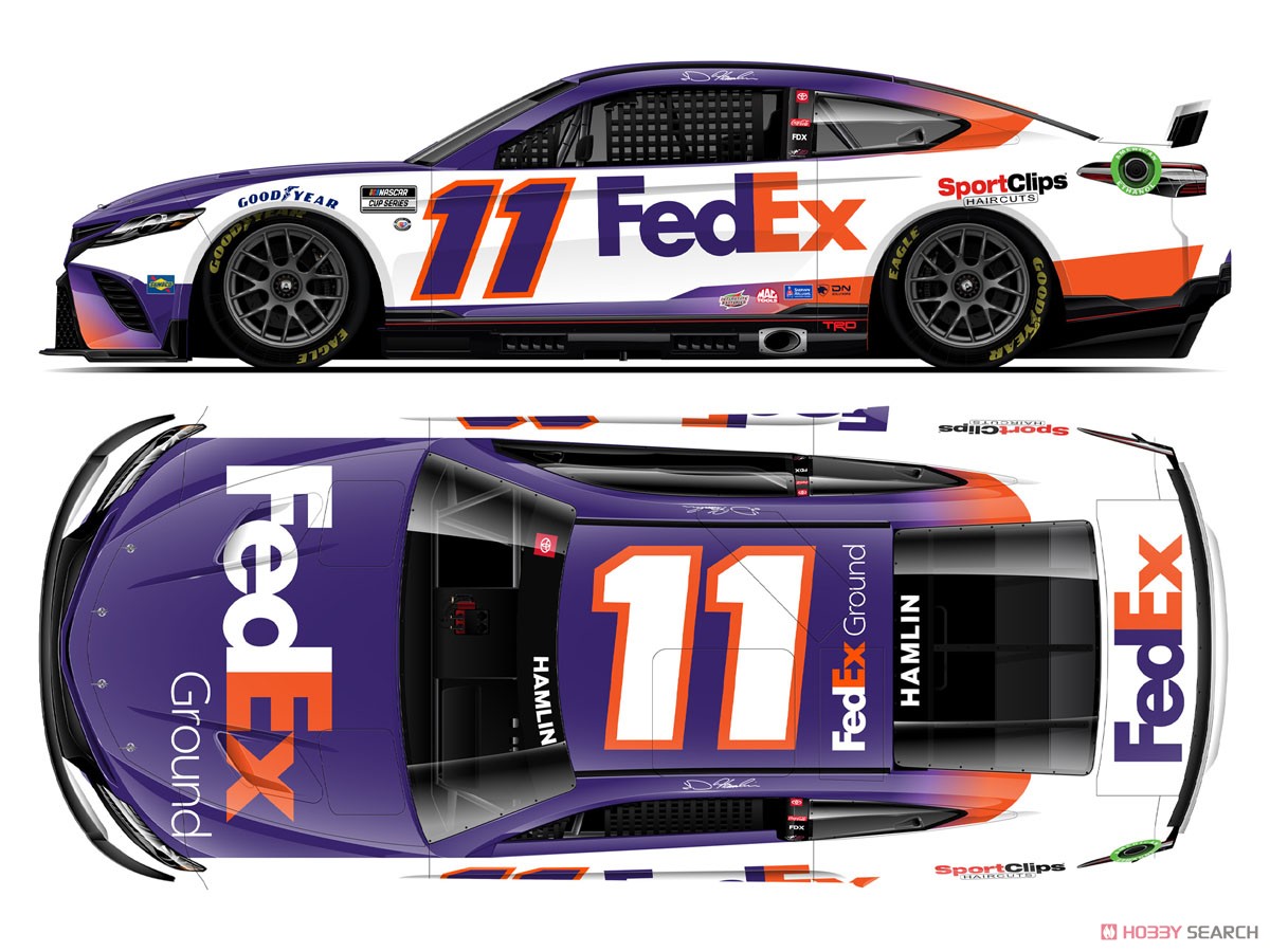 Denny Hamlin 2023 Fedex Ground Toyota Camry NASCAR 2023 (Diecast Car) Other picture1