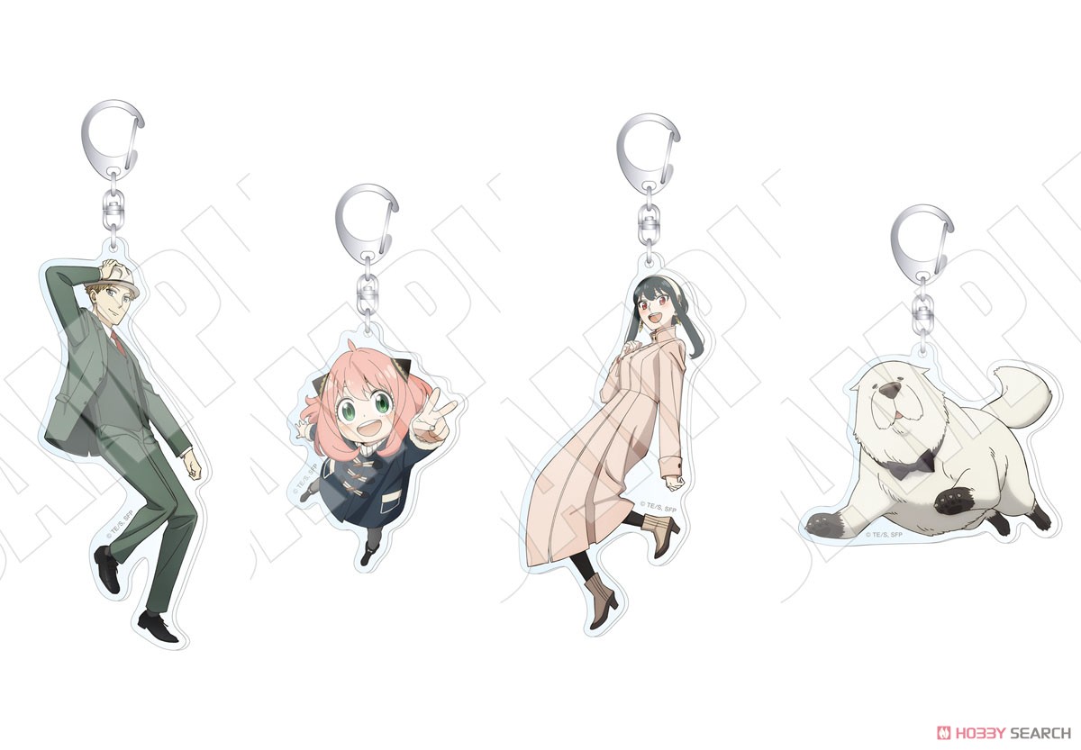 SPY×FAMILY キービジュアル アクリルキーホルダー ボンド (キャラクターグッズ) その他の画像1