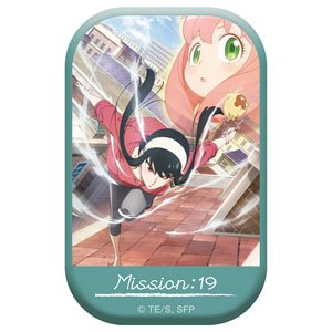 SPY×FAMILY スクエア缶バッジ MISSION:19 「デズモンドへの復習計画/母、風になる」 (キャラクターグッズ)