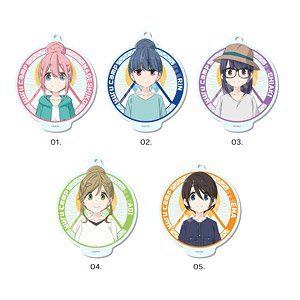 Laid-Back Camp Marutto Stand Key Ring 01 Vol.1 Box A (Set of 5) (Anime Toy)