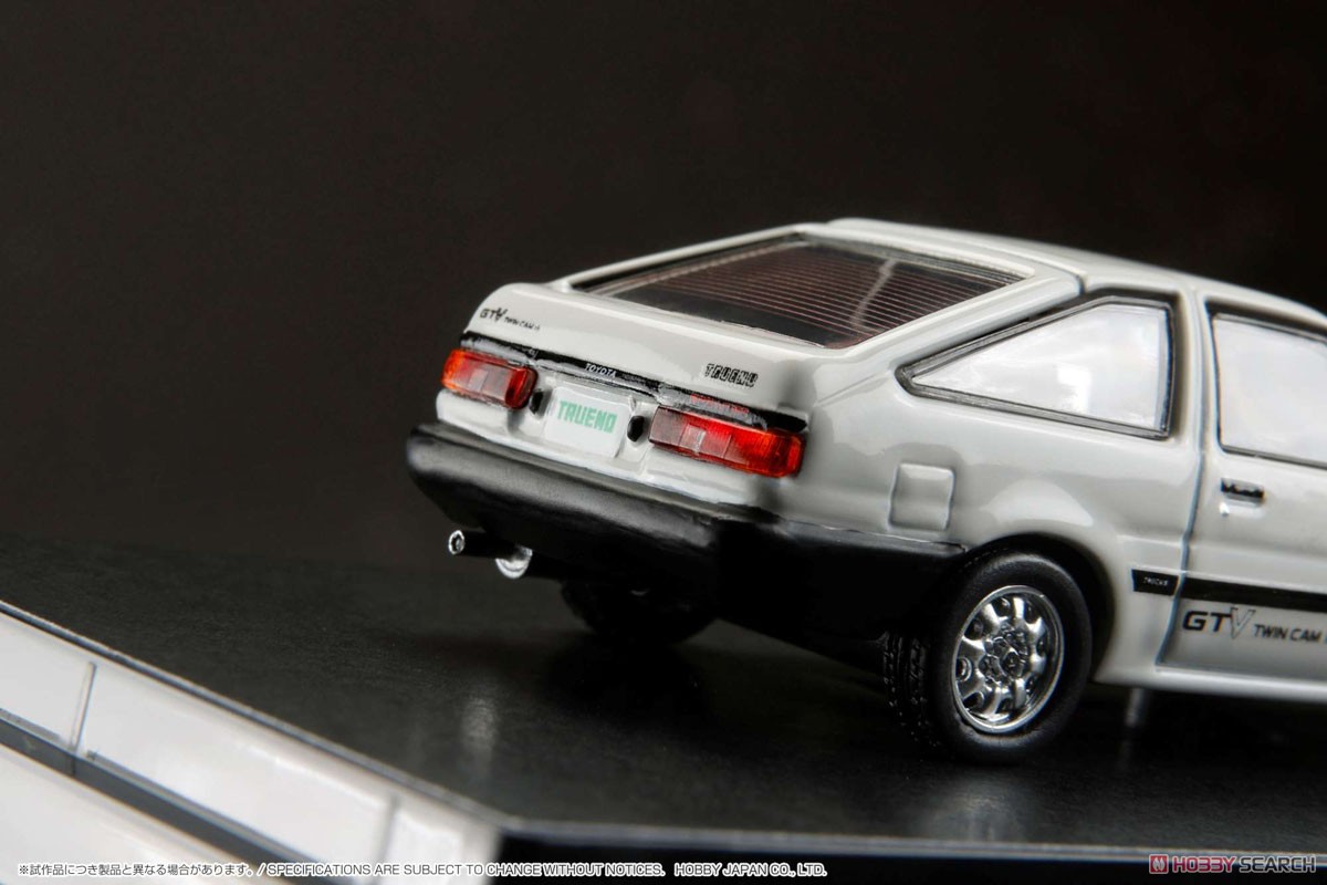 トヨタ スプリンター トレノ GTV (AE86) エンジンディスプレイモデル付 ホワイト (ミニカー) 商品画像4