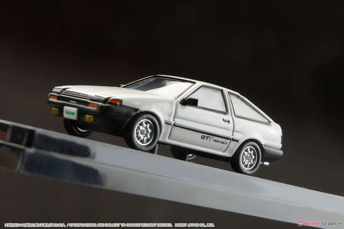 トヨタ スプリンター トレノ GTV (AE86) エンジンディスプレイモデル付 ホワイト (ミニカー) 商品画像7