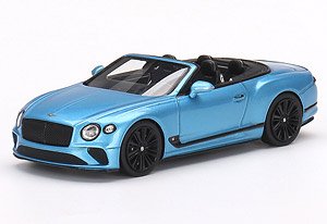 ベントレー コンチネンタル GT スピード コンバーチブル 2022 キングフィッシャー (ミニカー)