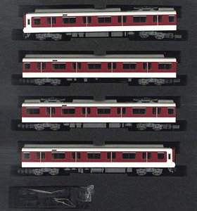 Kintetsu Series 8600 (Late Type, Car Number Selectable) Additional Four Car Formation Set (without Motor) (Add-on 4-Car Set) (Pre-colored Completed) (Model Train)